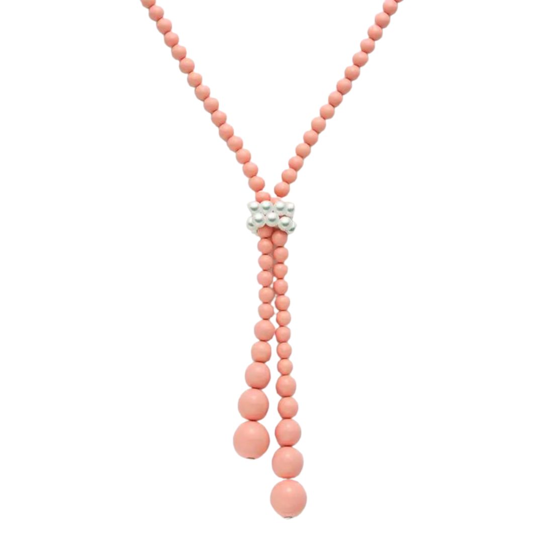 Collana Donna Miluna Terra E Mare Corallo Rosa e Perle CLD3657